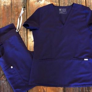 Purple Figs scrubs set